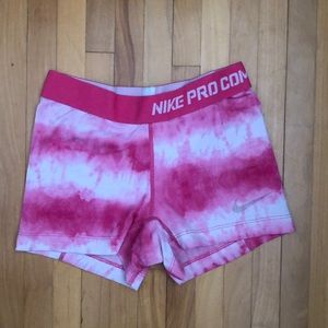 Pink tye dye spandex